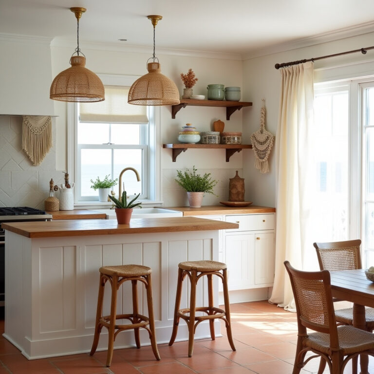 beach boho kitchen 1