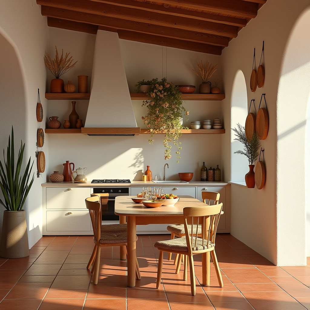 beach boho kitchen 10