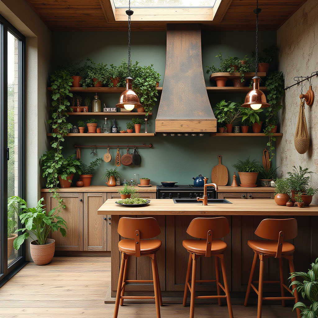 beach boho kitchen 12