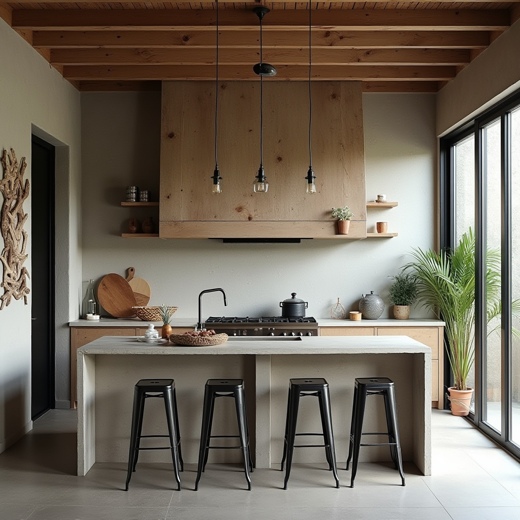 beach boho kitchen 18