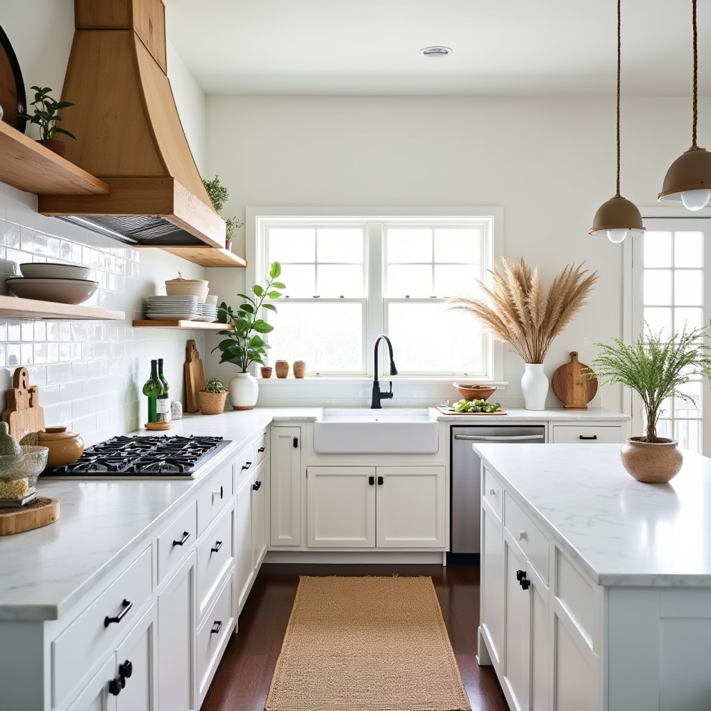 beach boho kitchen 21