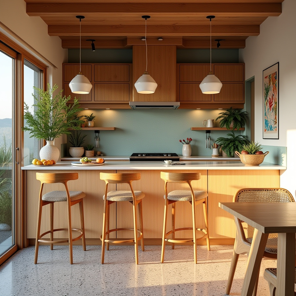 beach boho kitchen 29