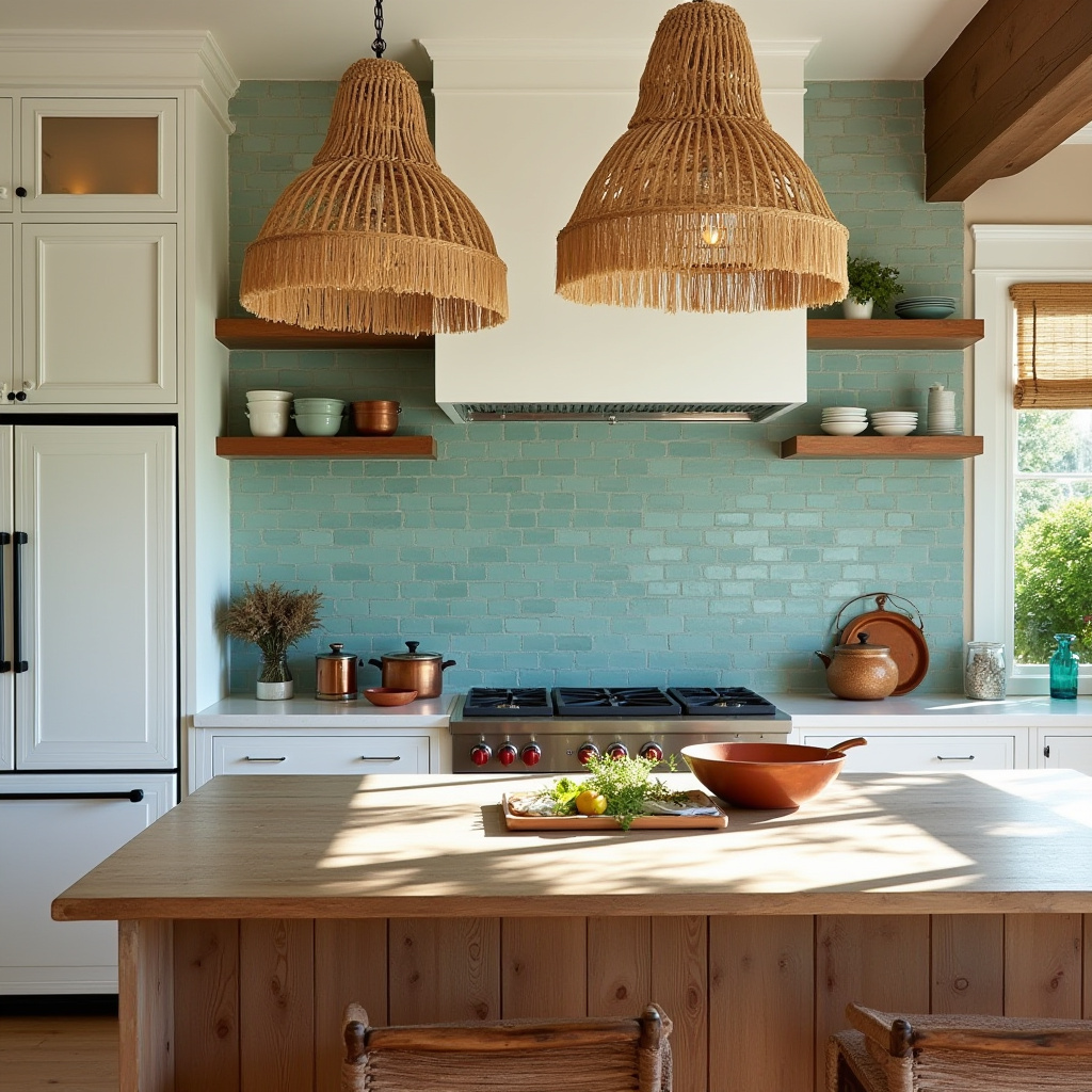 beach boho kitchen 3