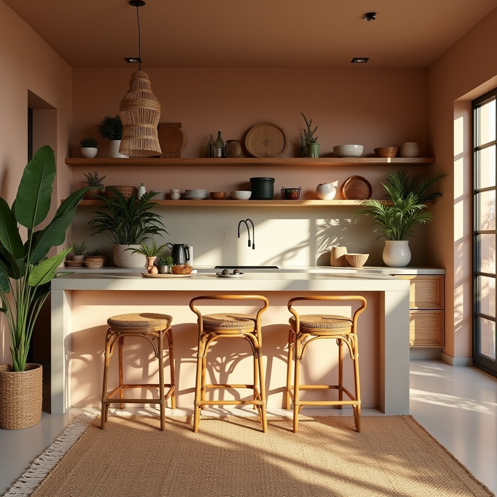 beach boho kitchen 5
