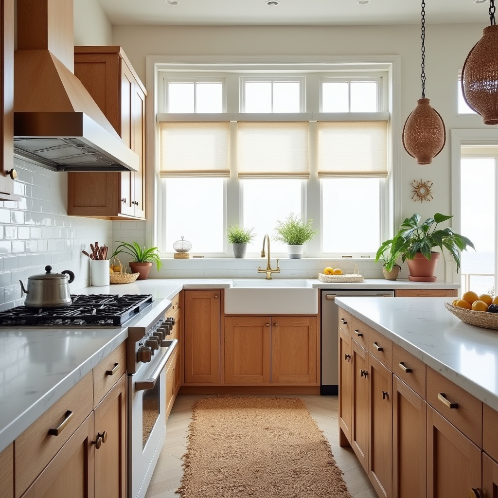 beach boho kitchen 8