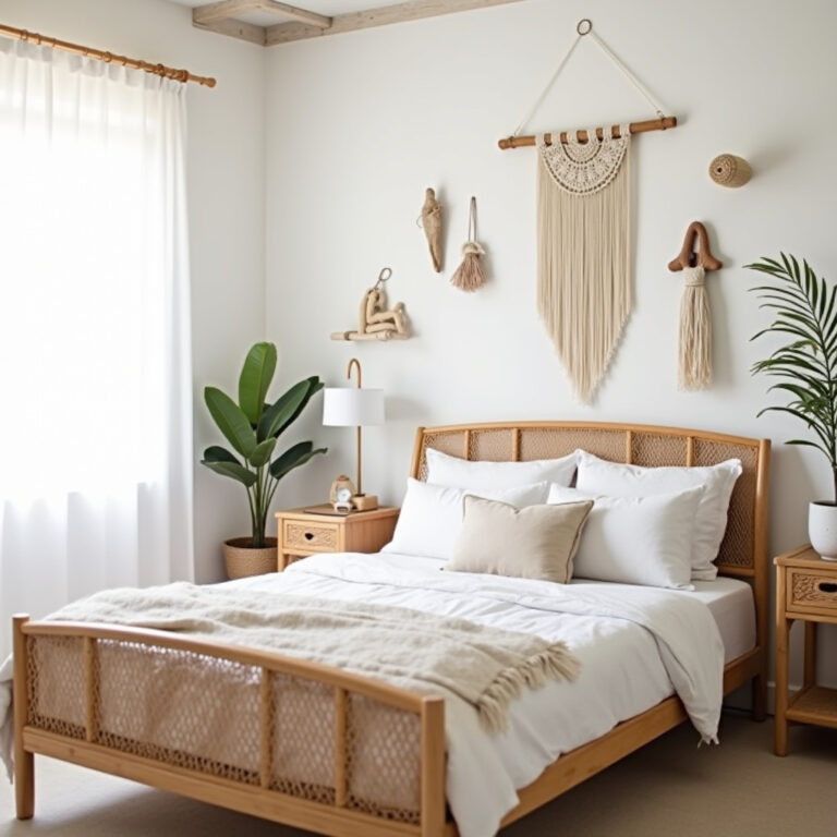 beachy boho bedroom 1