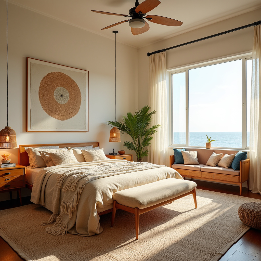 beachy boho bedroom 25