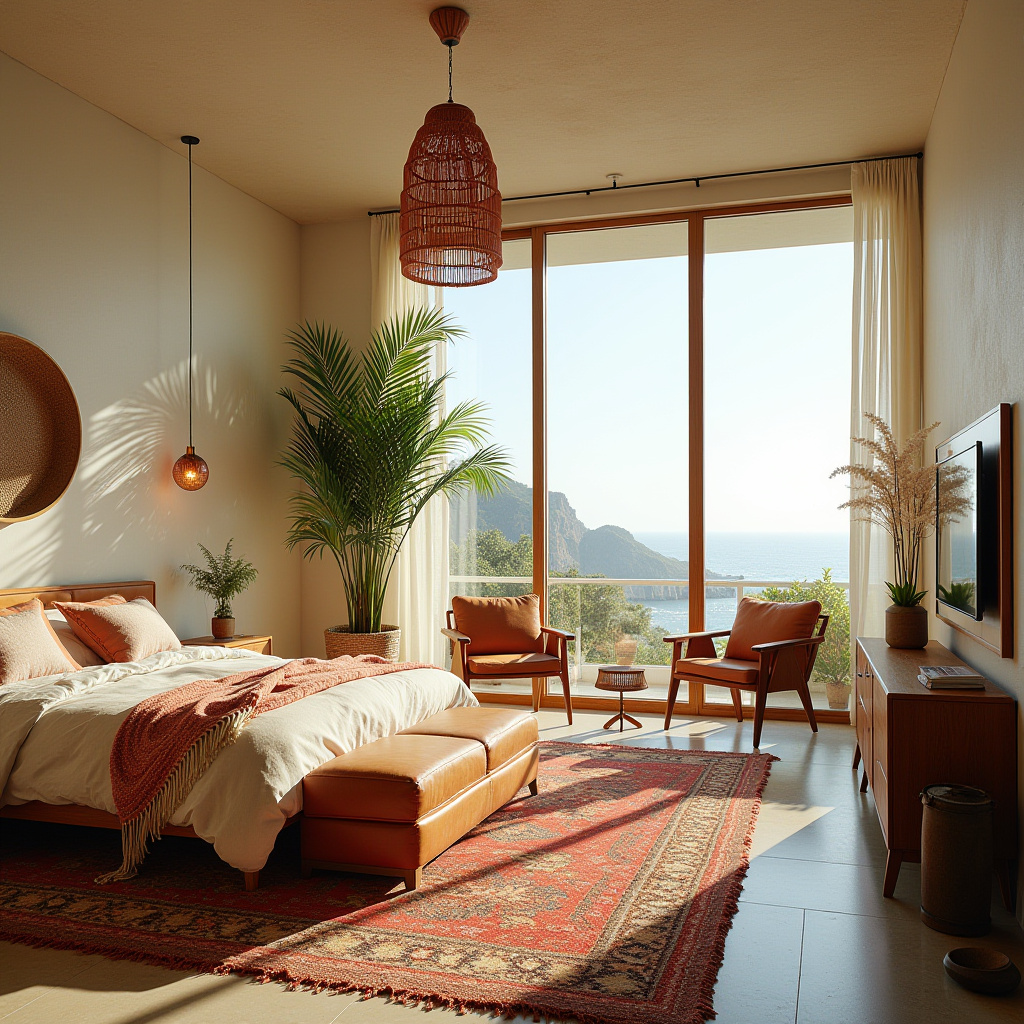 beachy boho bedroom 26