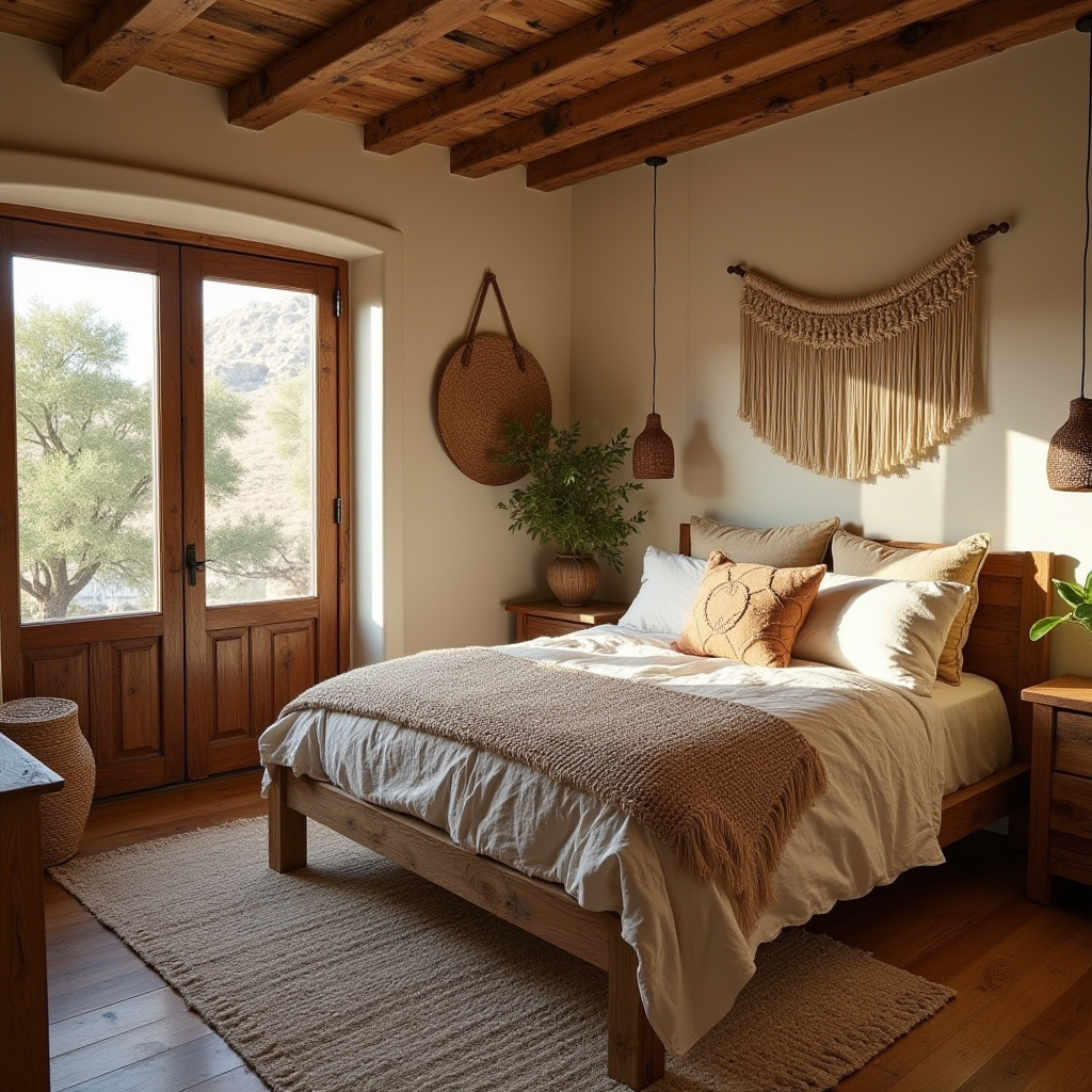 beachy boho bedroom 29