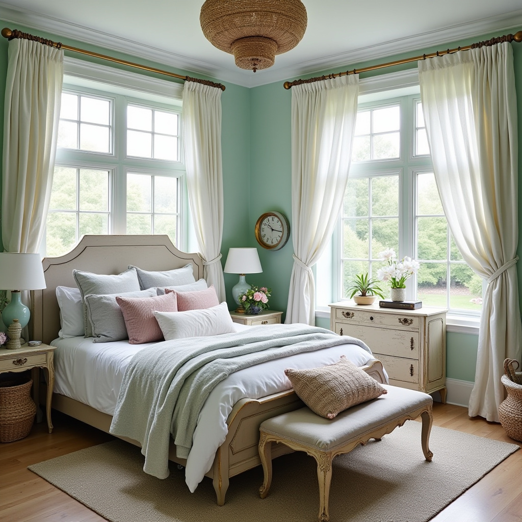 beachy boho bedroom 31