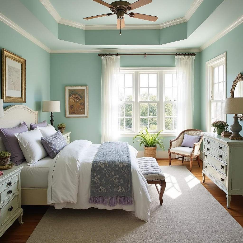 beachy boho bedroom 32