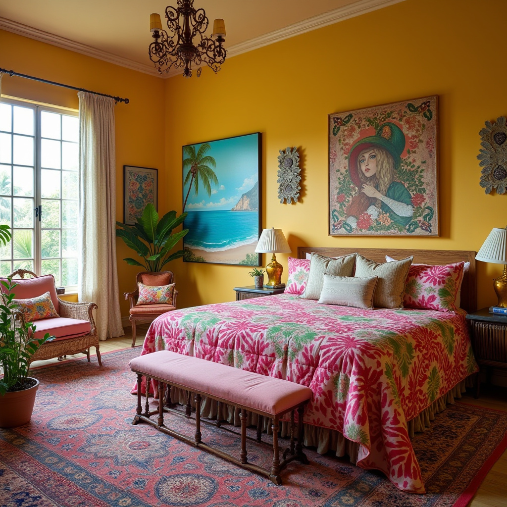 beachy boho bedroom 34