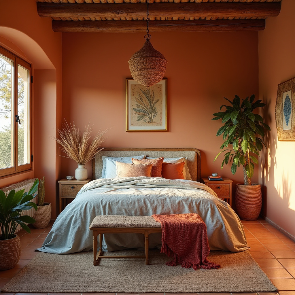 beachy boho bedroom 38