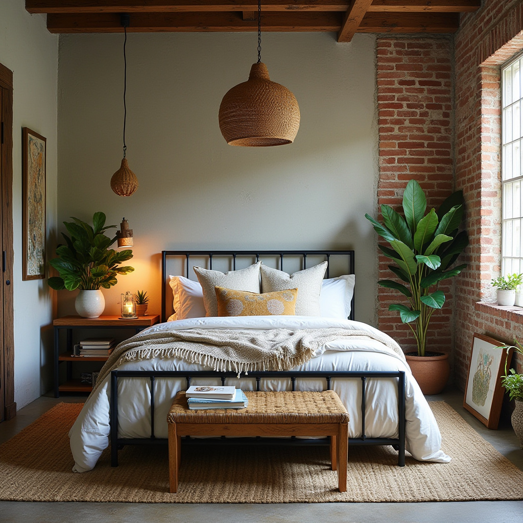 beachy boho bedroom 39