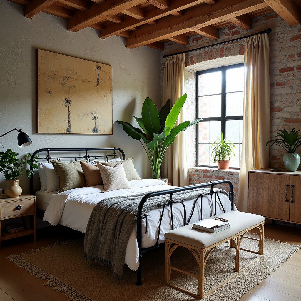 beachy boho bedroom 40