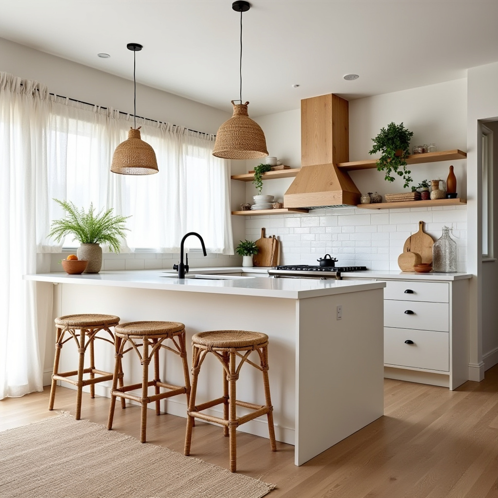 beachy boho kitchen 1