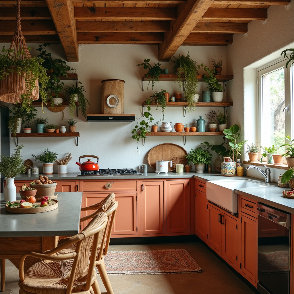 beachy boho kitchen 10