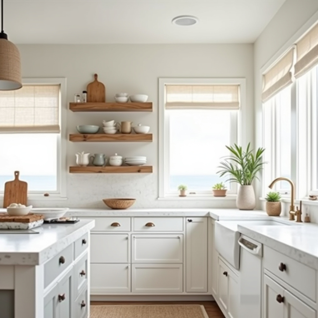 beachy boho kitchen 14