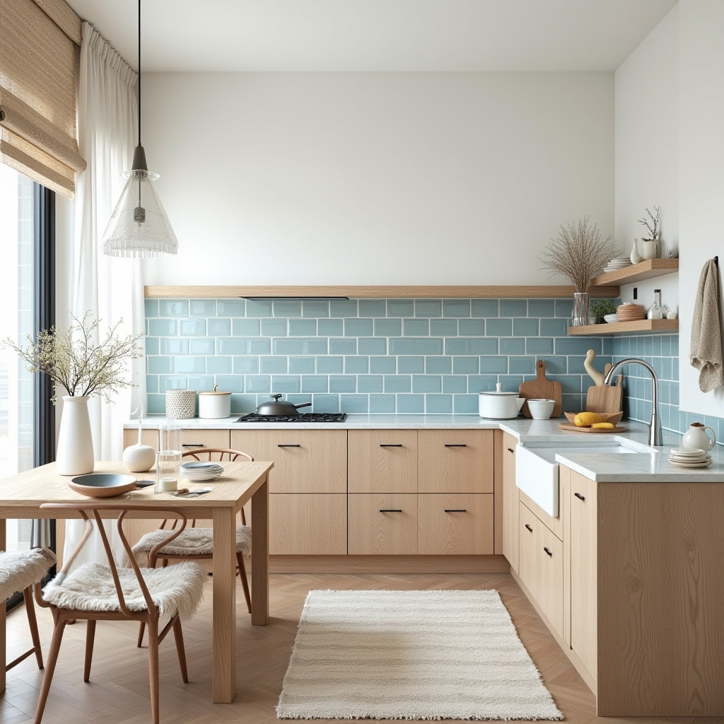 beachy boho kitchen 17