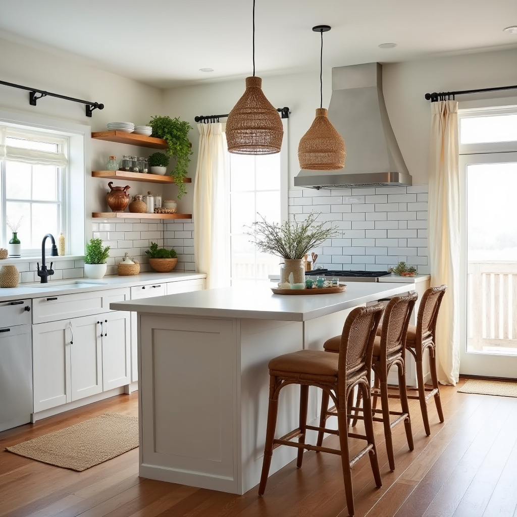 beachy boho kitchen 2