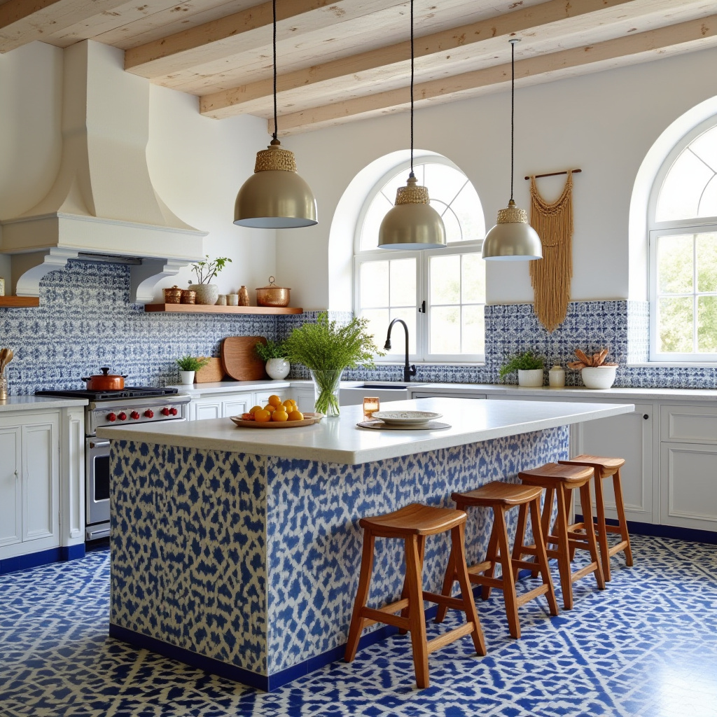 beachy boho kitchen 24