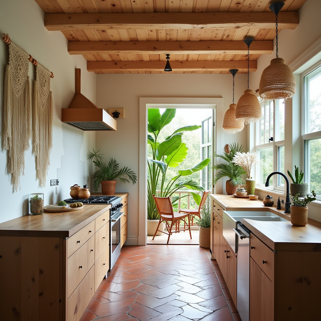 beachy boho kitchen 3