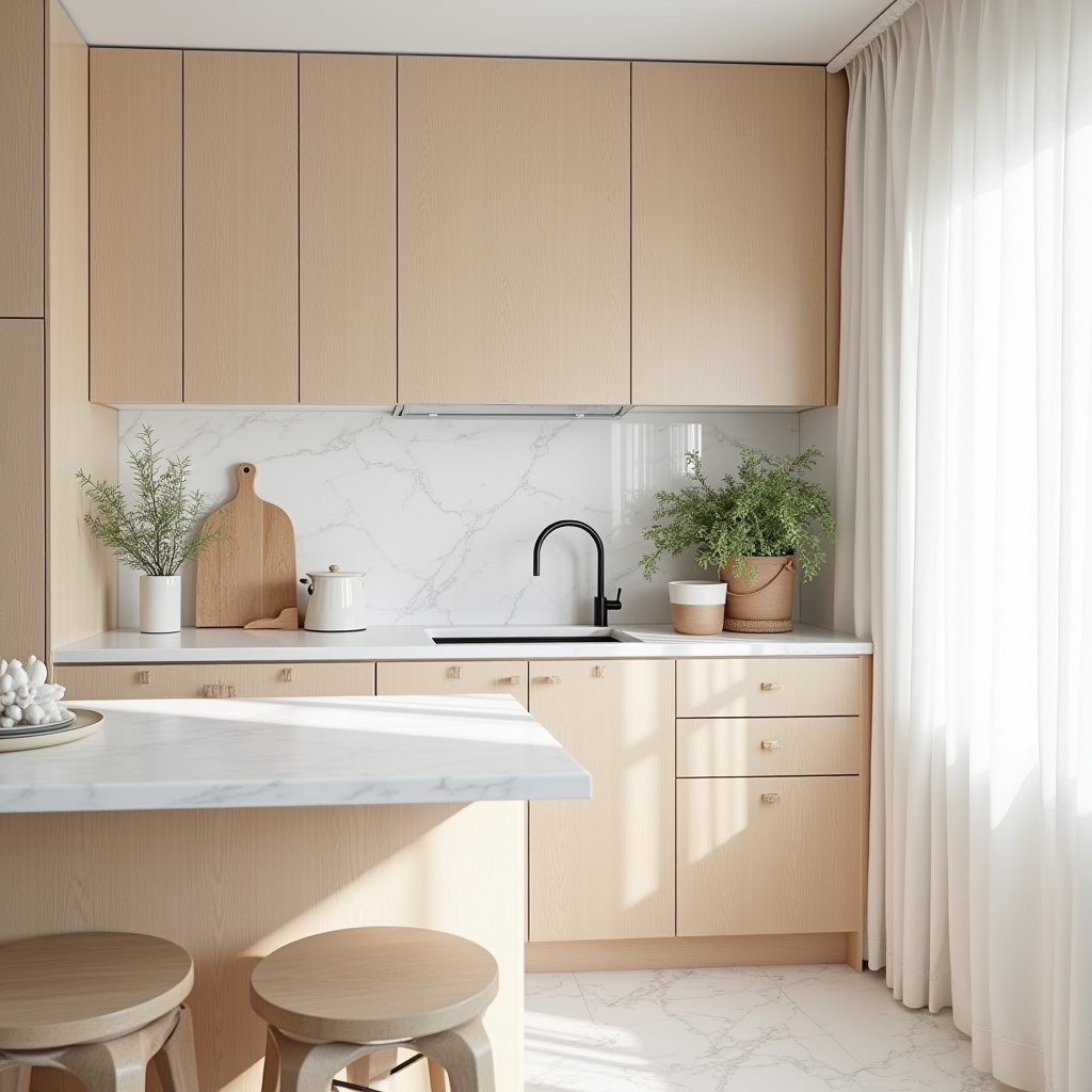 beachy boho kitchen 39