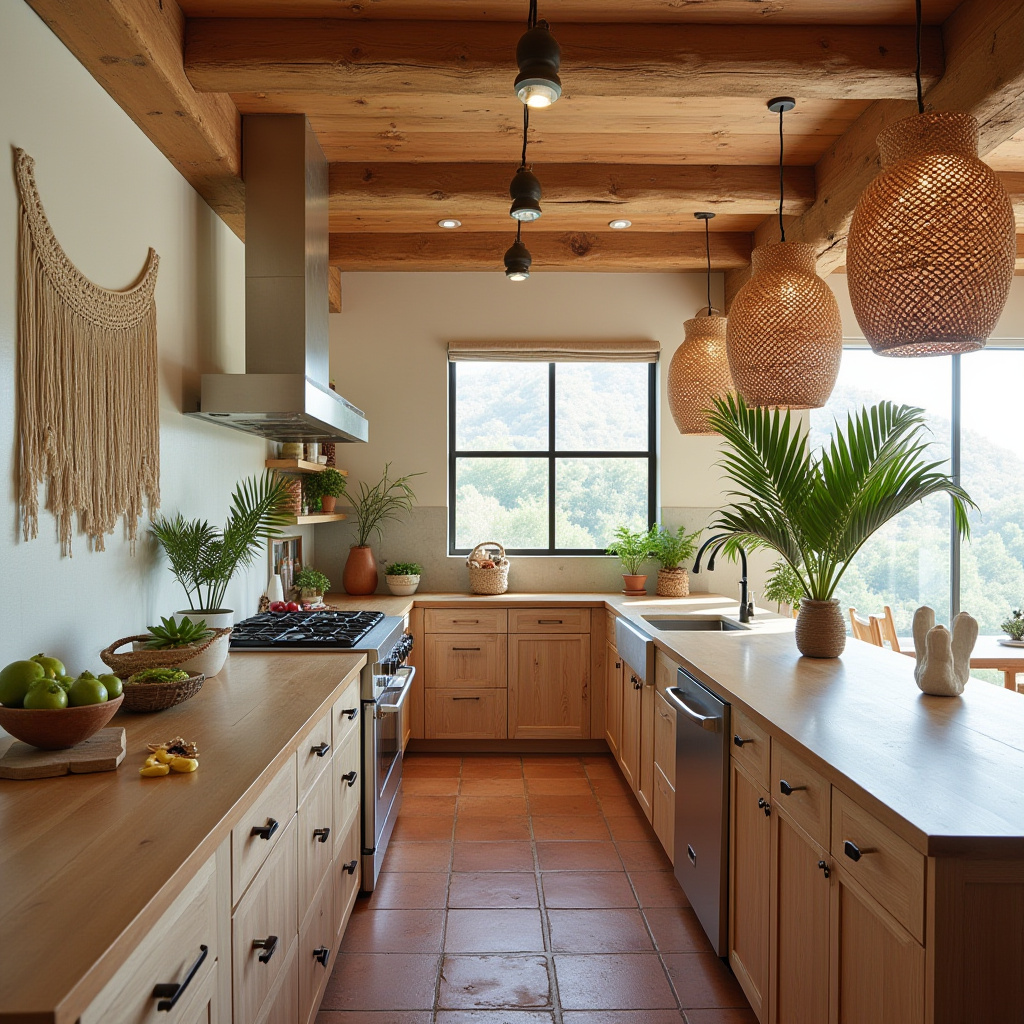 beachy boho kitchen 4