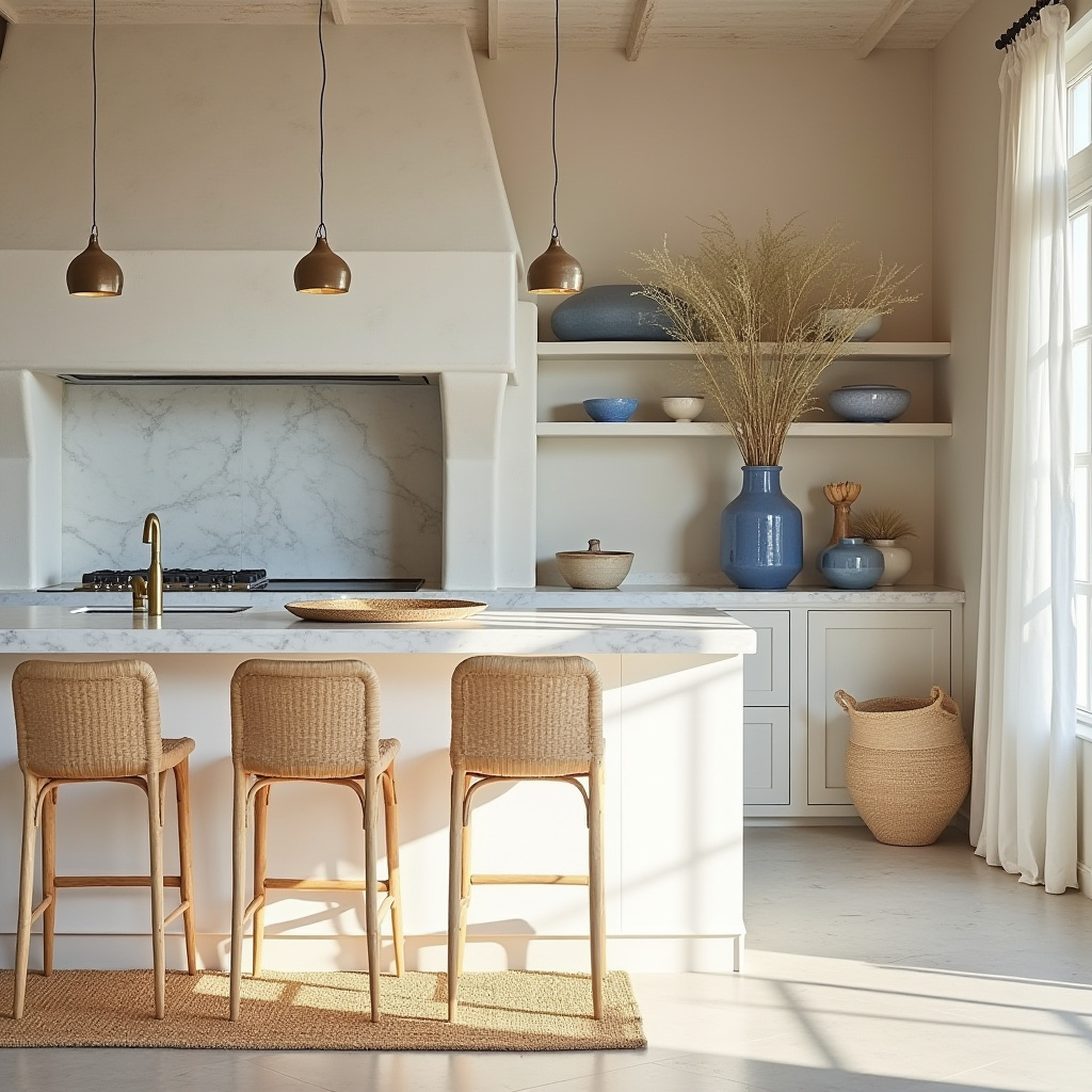 beachy boho kitchen 6