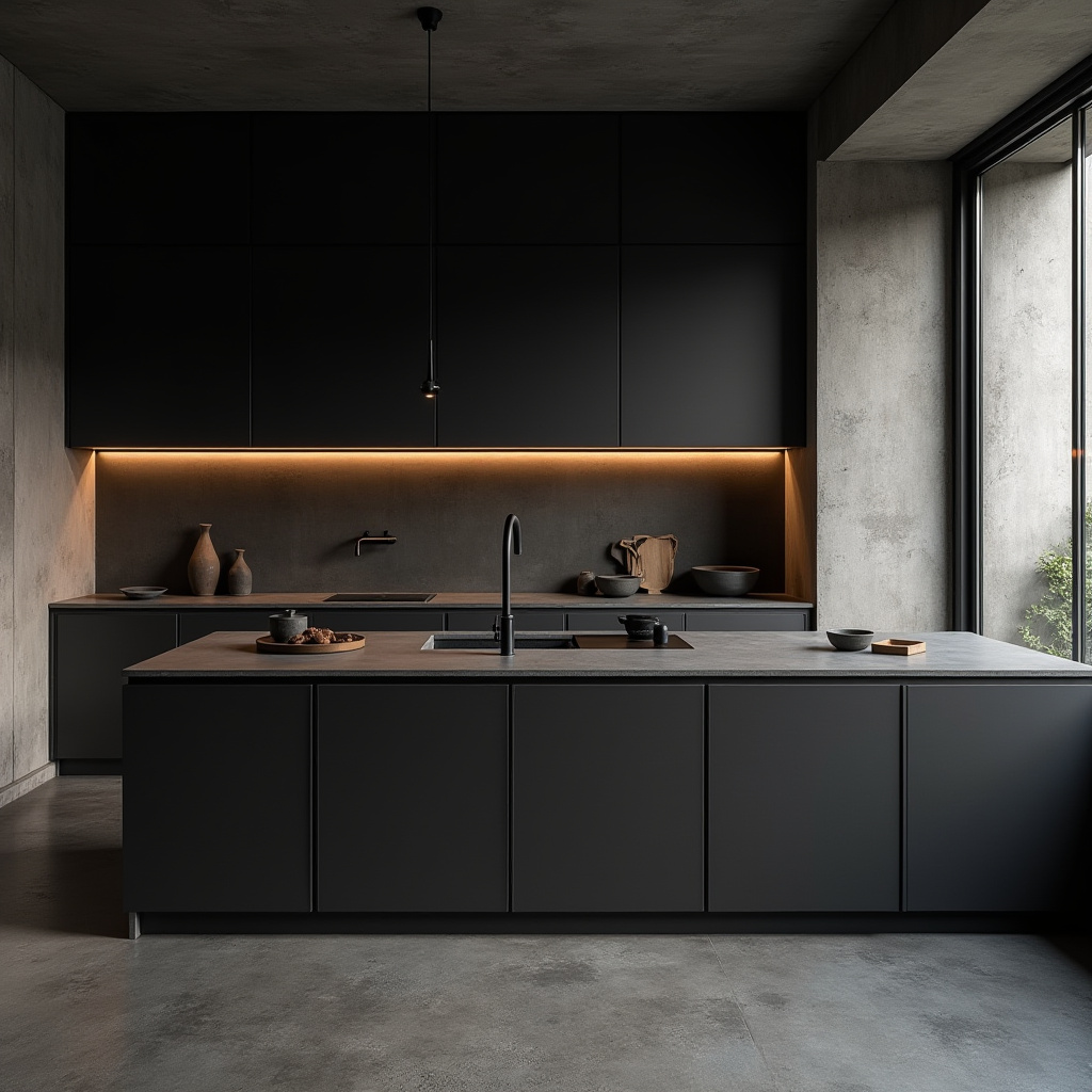 black and white boho kitchen 27