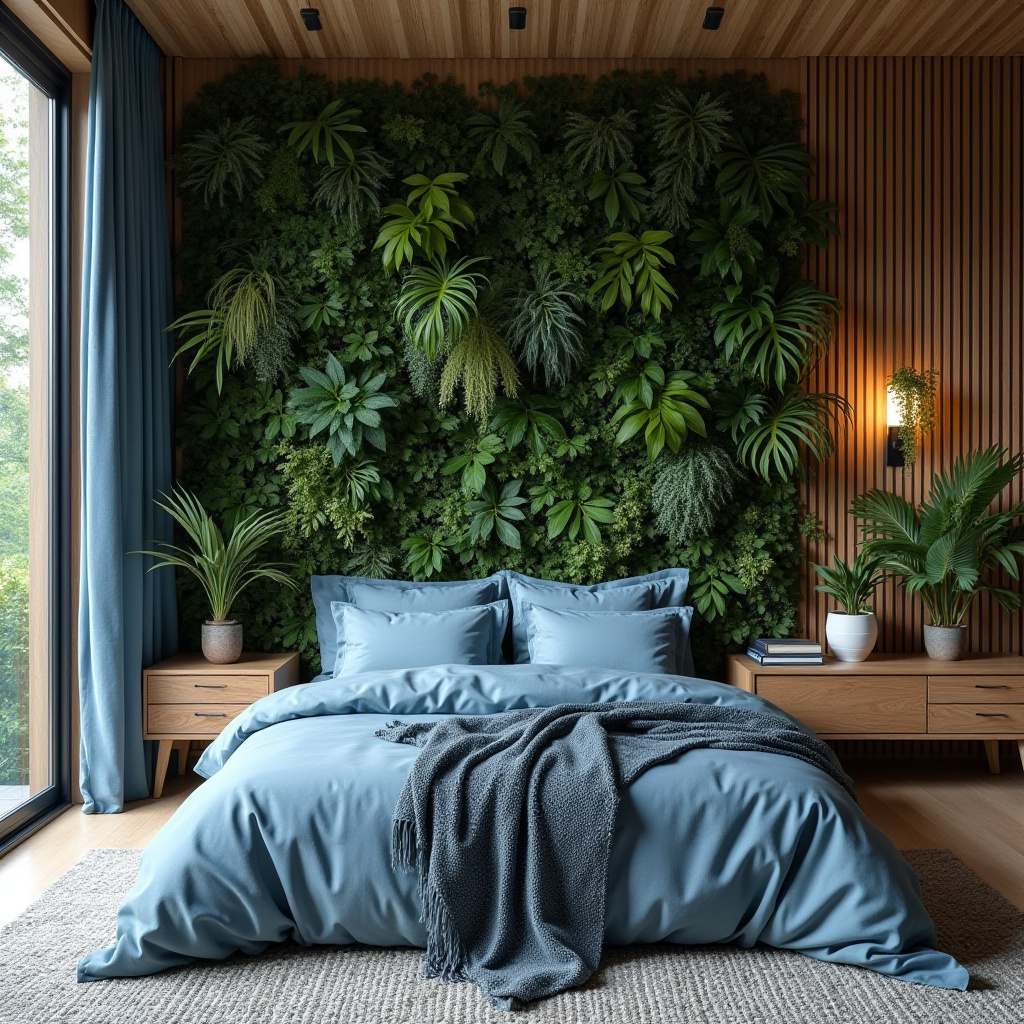 blue boho bedroom 17