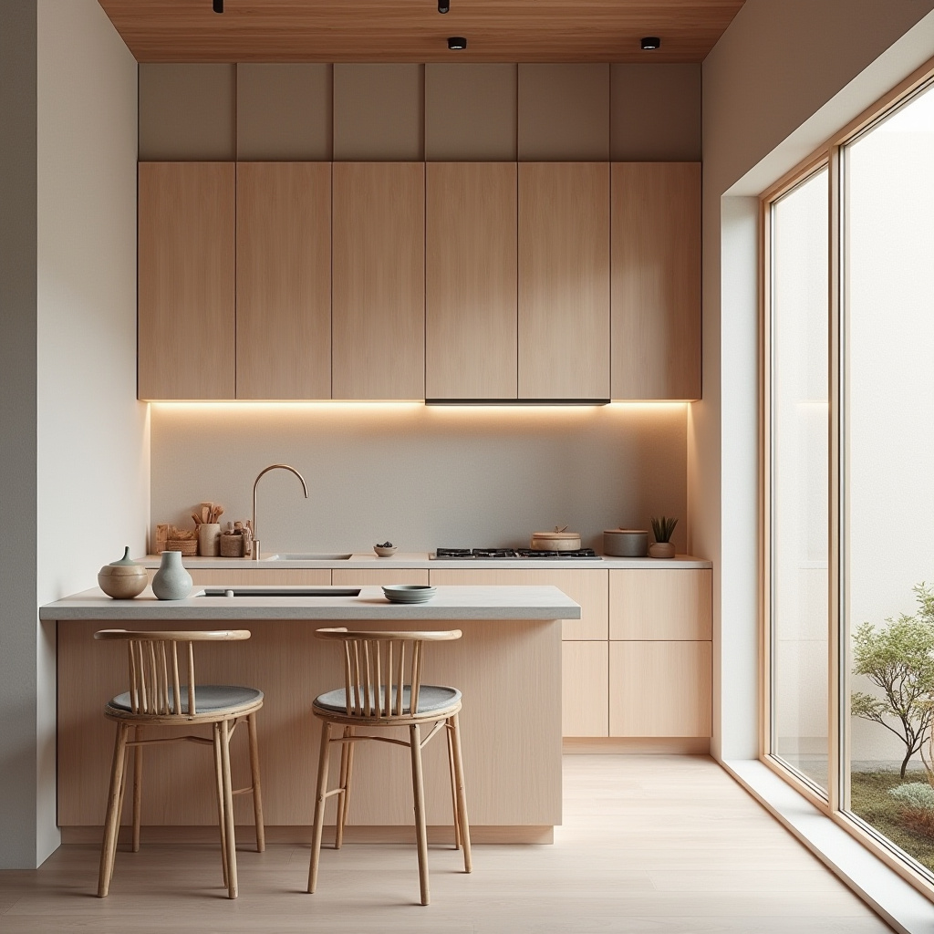 blushing boho kitchen 33