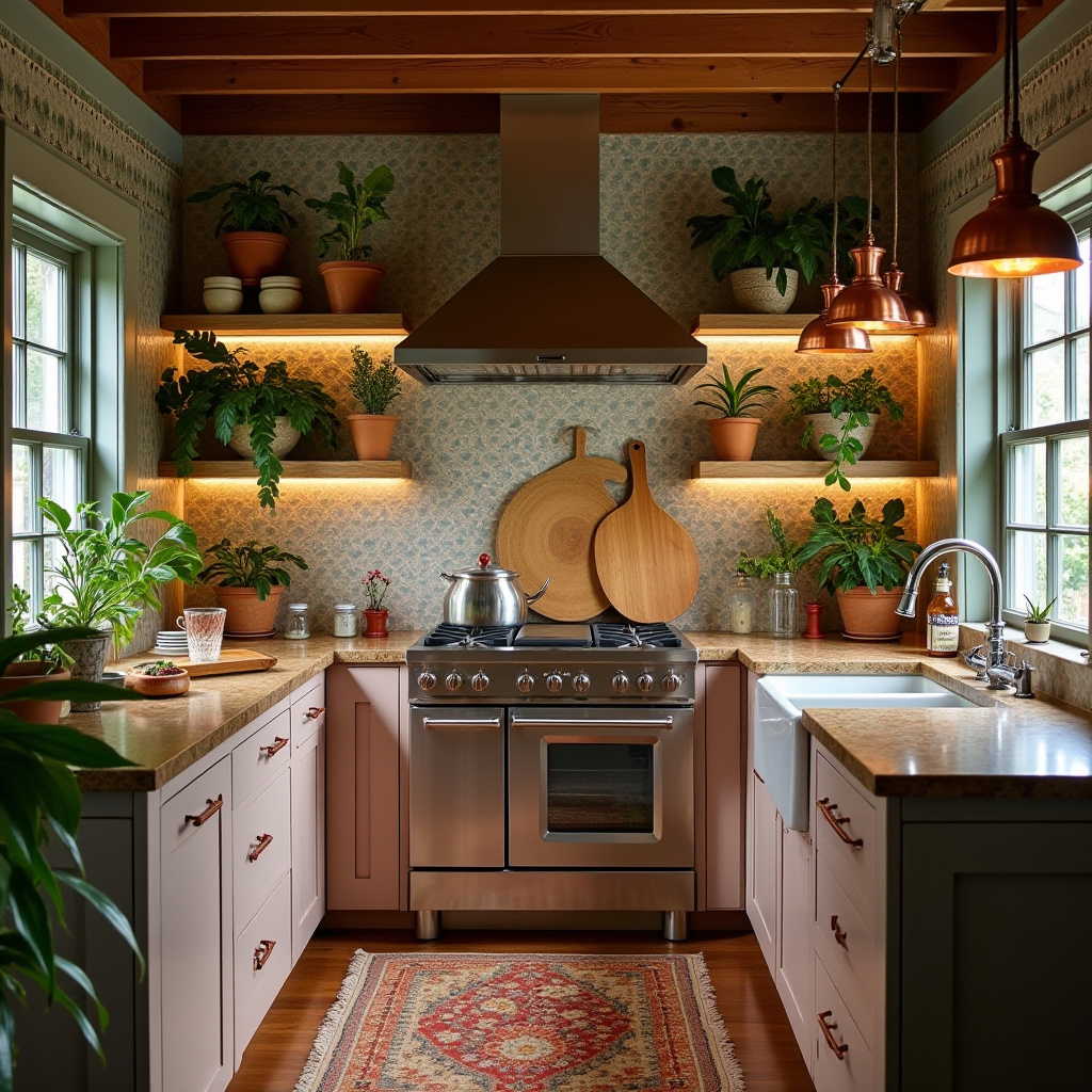 bohemian homes boho kitchen decor 3