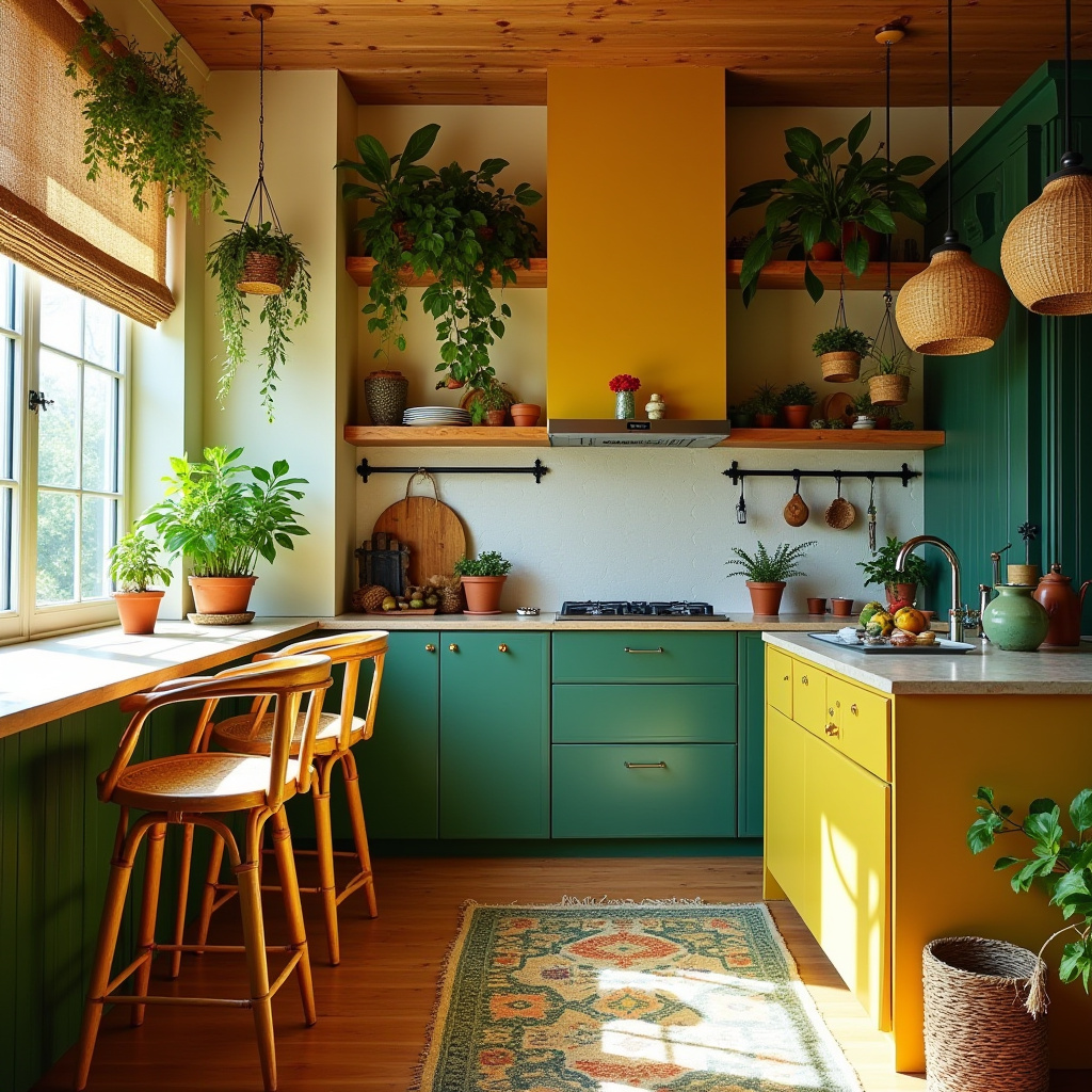 bohemian homes boho kitchen decor 36