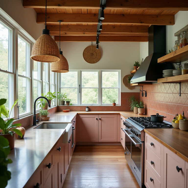 bohemian style boho kitchen ideas 1
