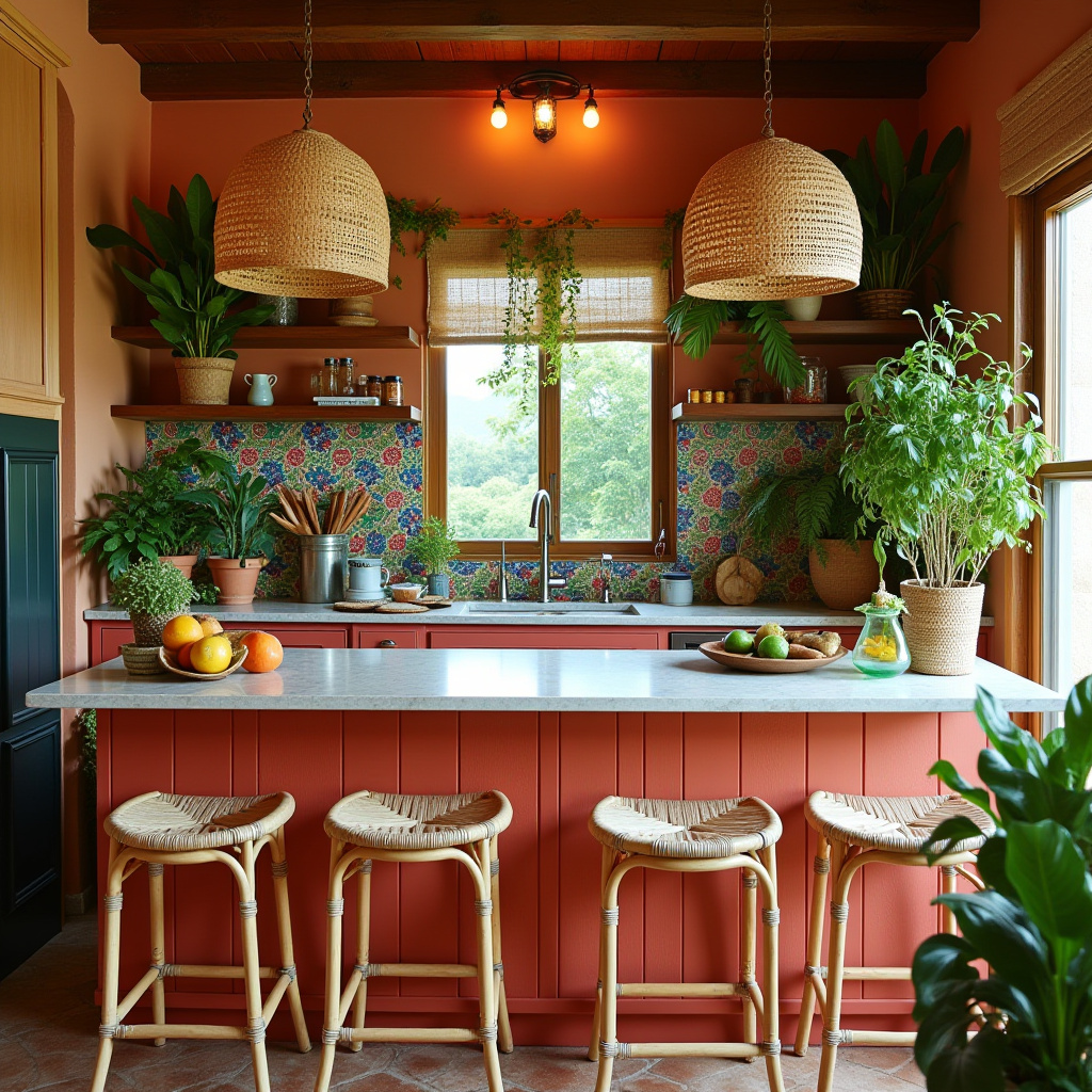 bohemian style boho kitchen ideas 10