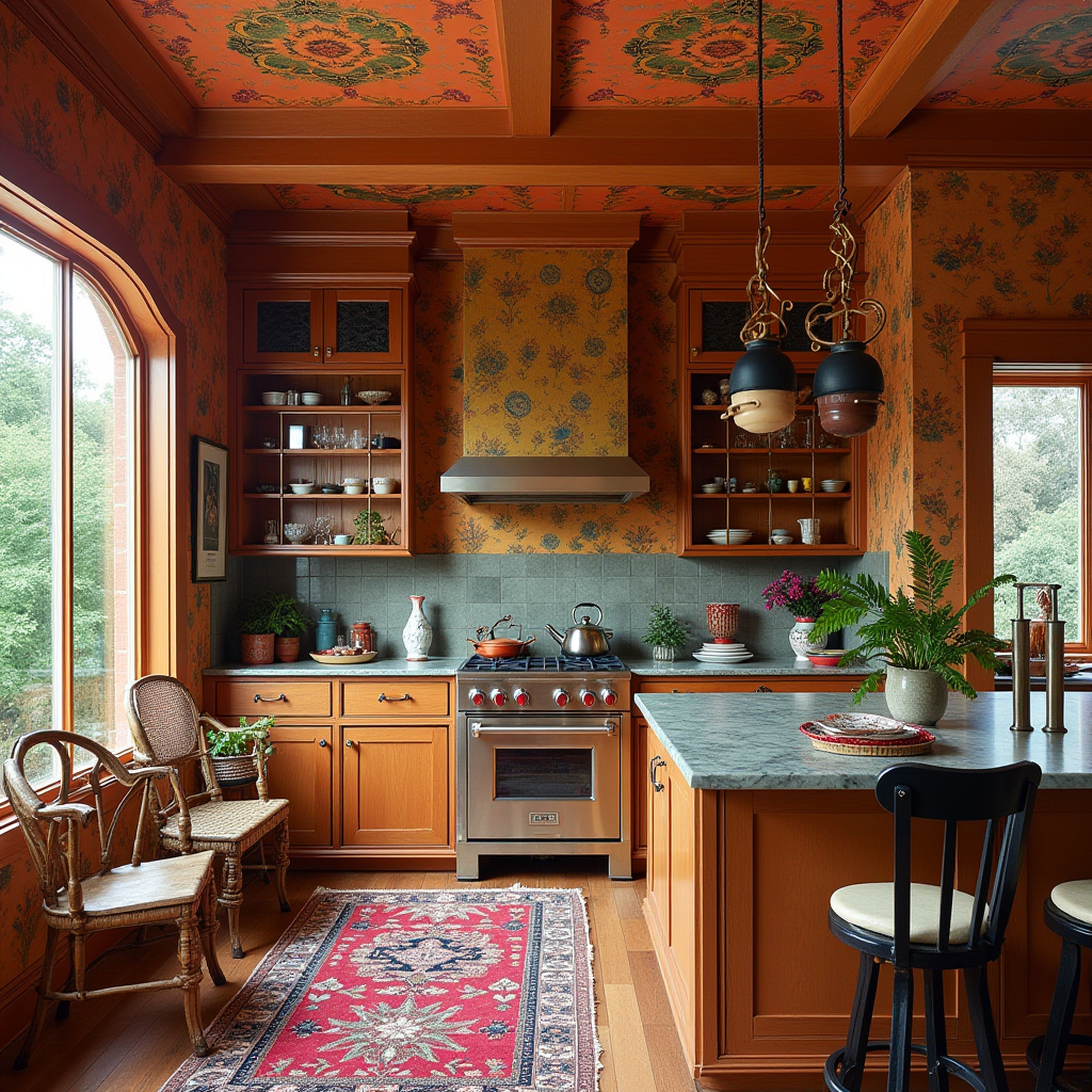 bohemian style boho kitchen ideas 19