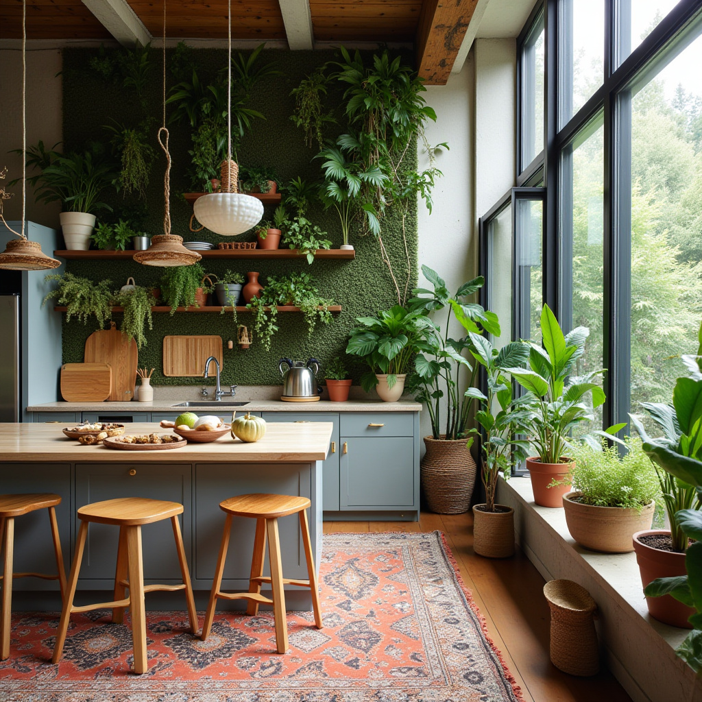 bohemian style boho kitchen ideas 25