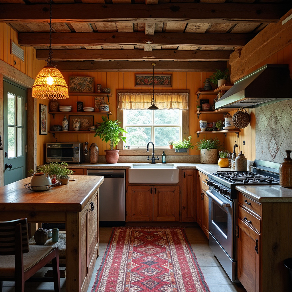 bohemian style boho kitchen ideas 31