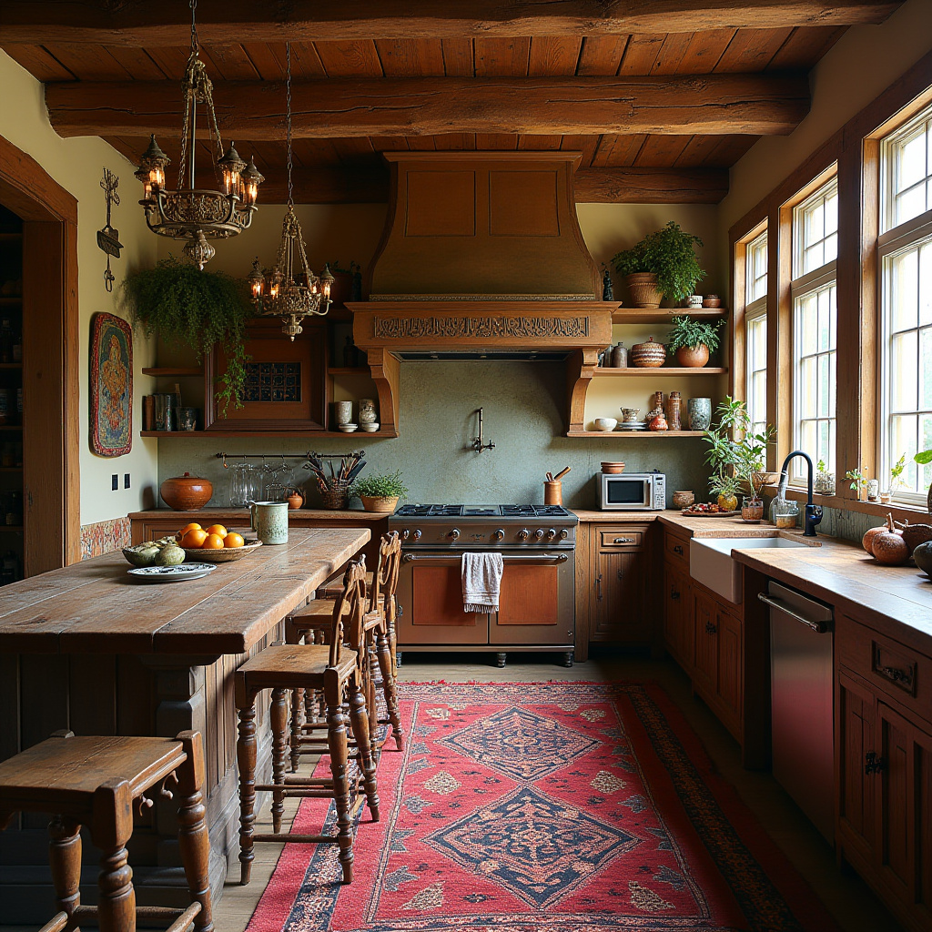 bohemian style boho kitchen ideas 32