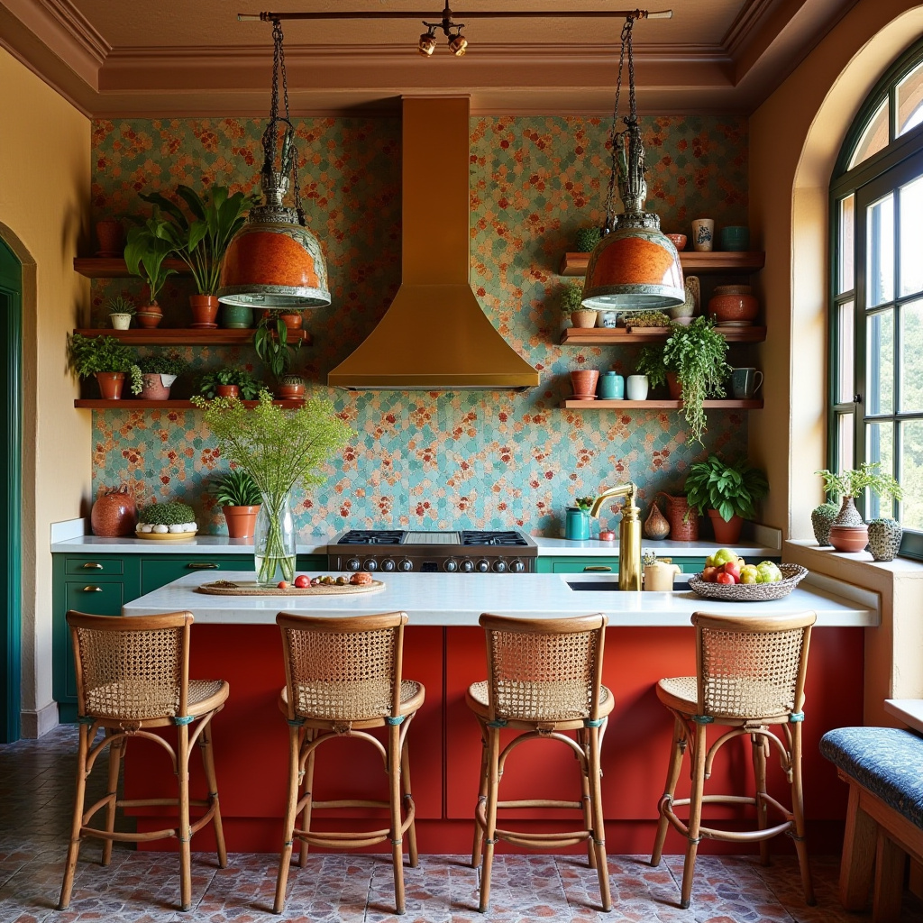 bohemian style boho kitchen ideas colour 14