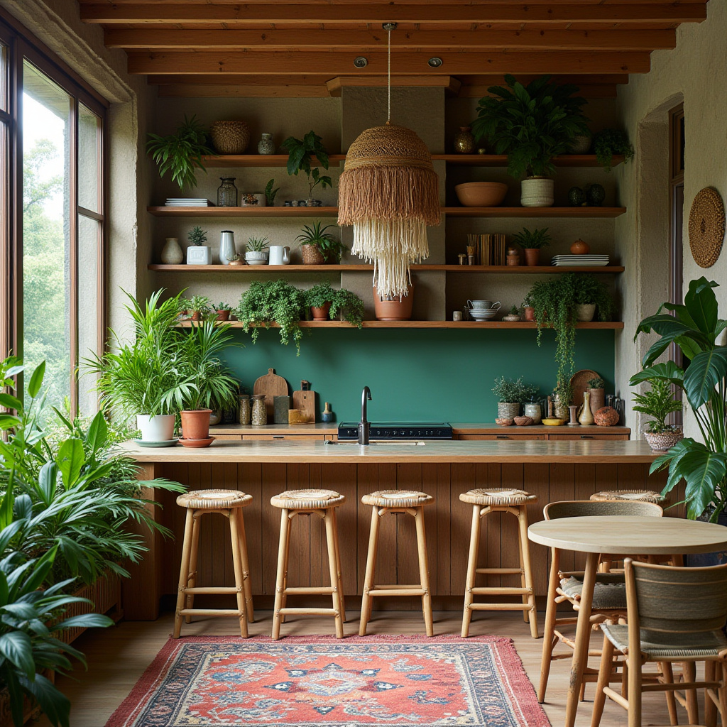 bohemian style boho kitchen ideas colour 27
