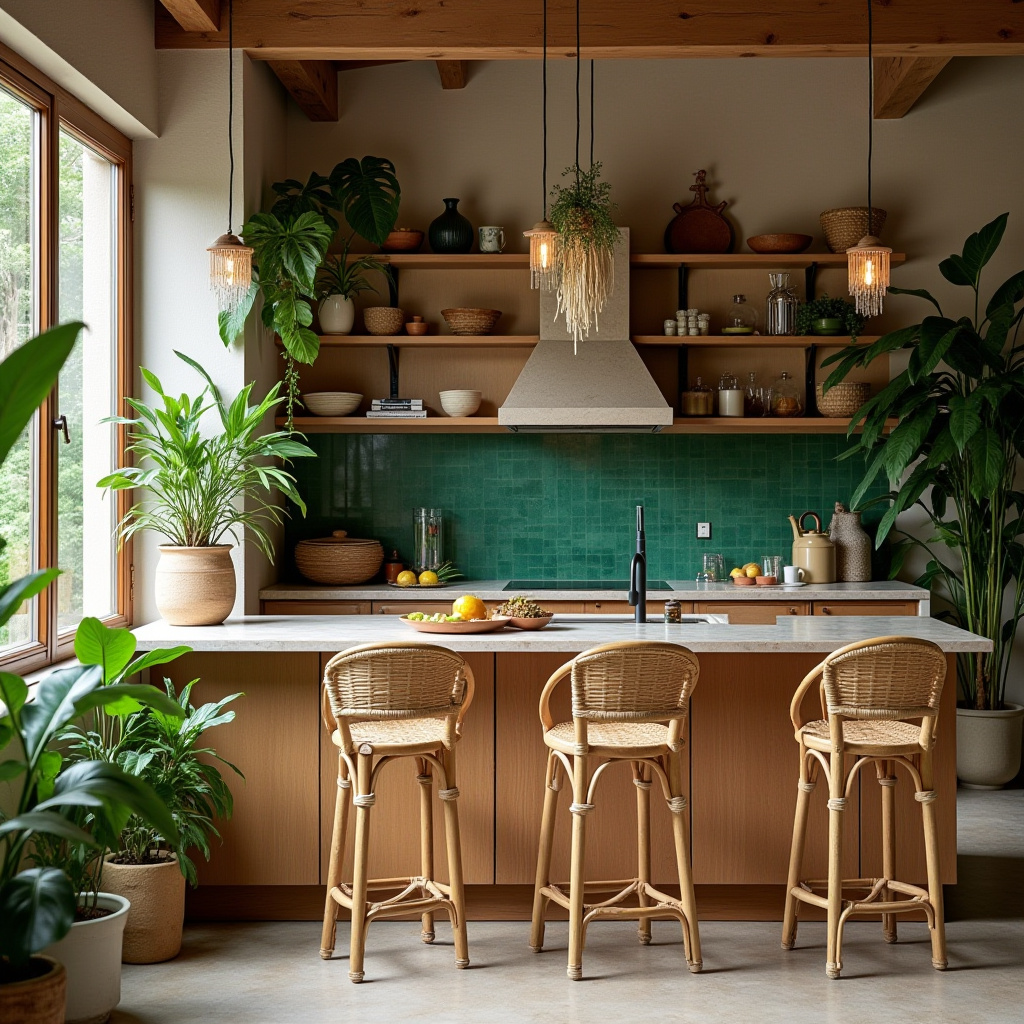 bohemian style boho kitchen ideas colour 28
