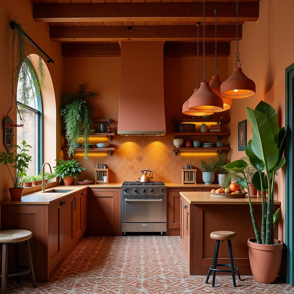 bohemian style boho kitchen ideas colour 4