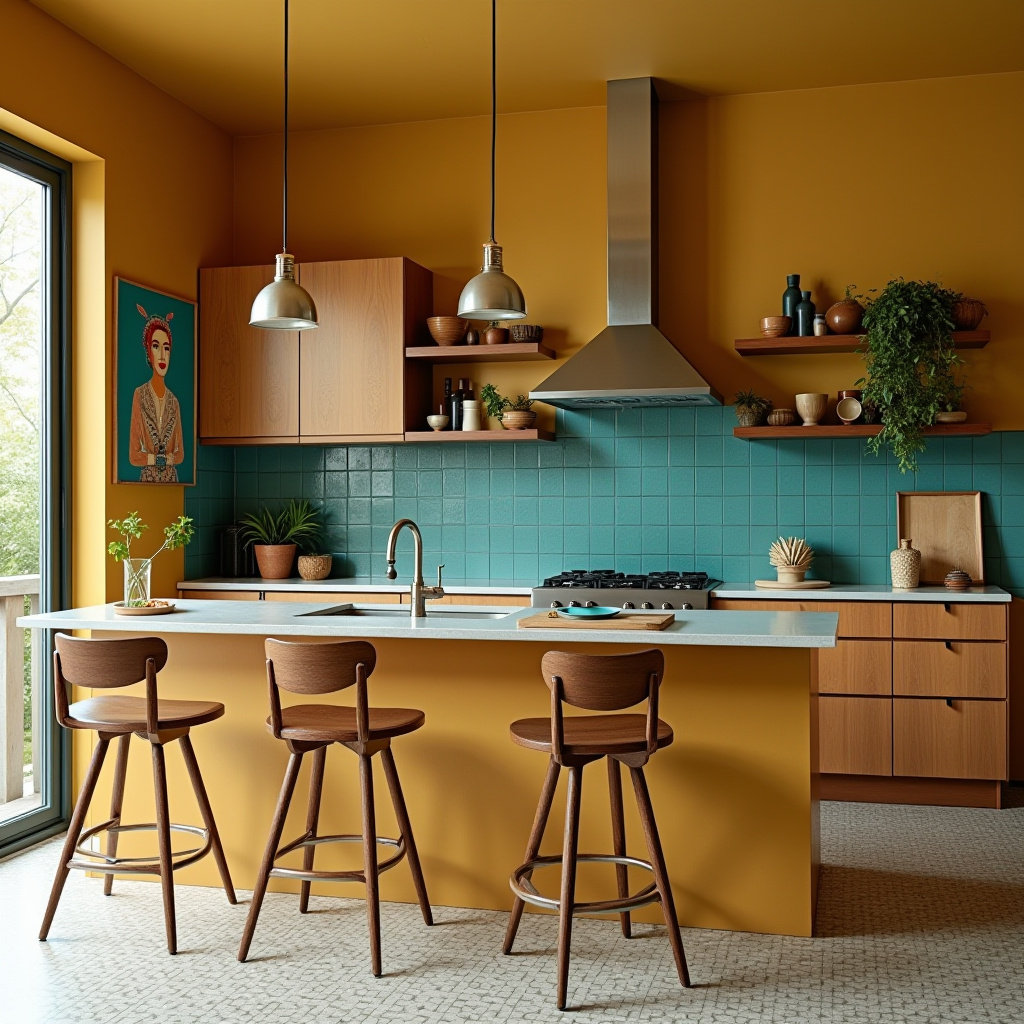 boho aesthetic kitchen 26