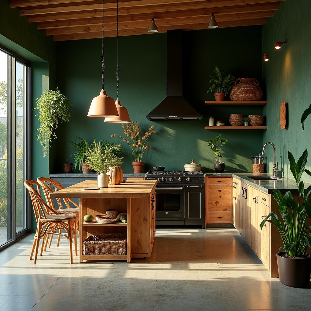 boho aesthetic kitchen 3