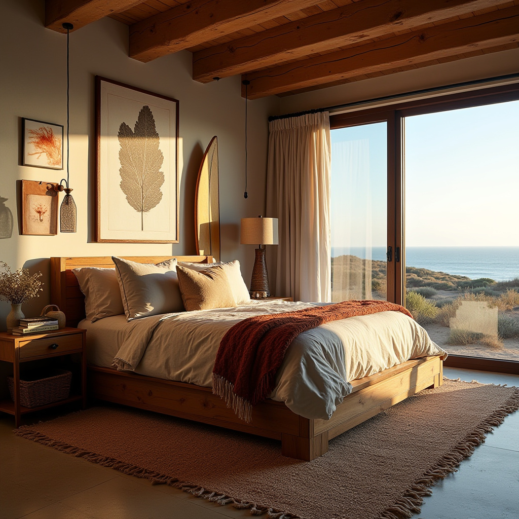 boho beach bedroom 14