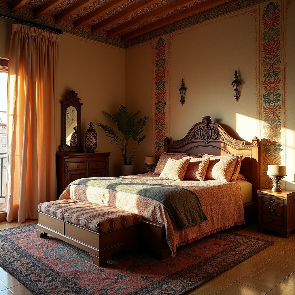 boho beach bedroom 19