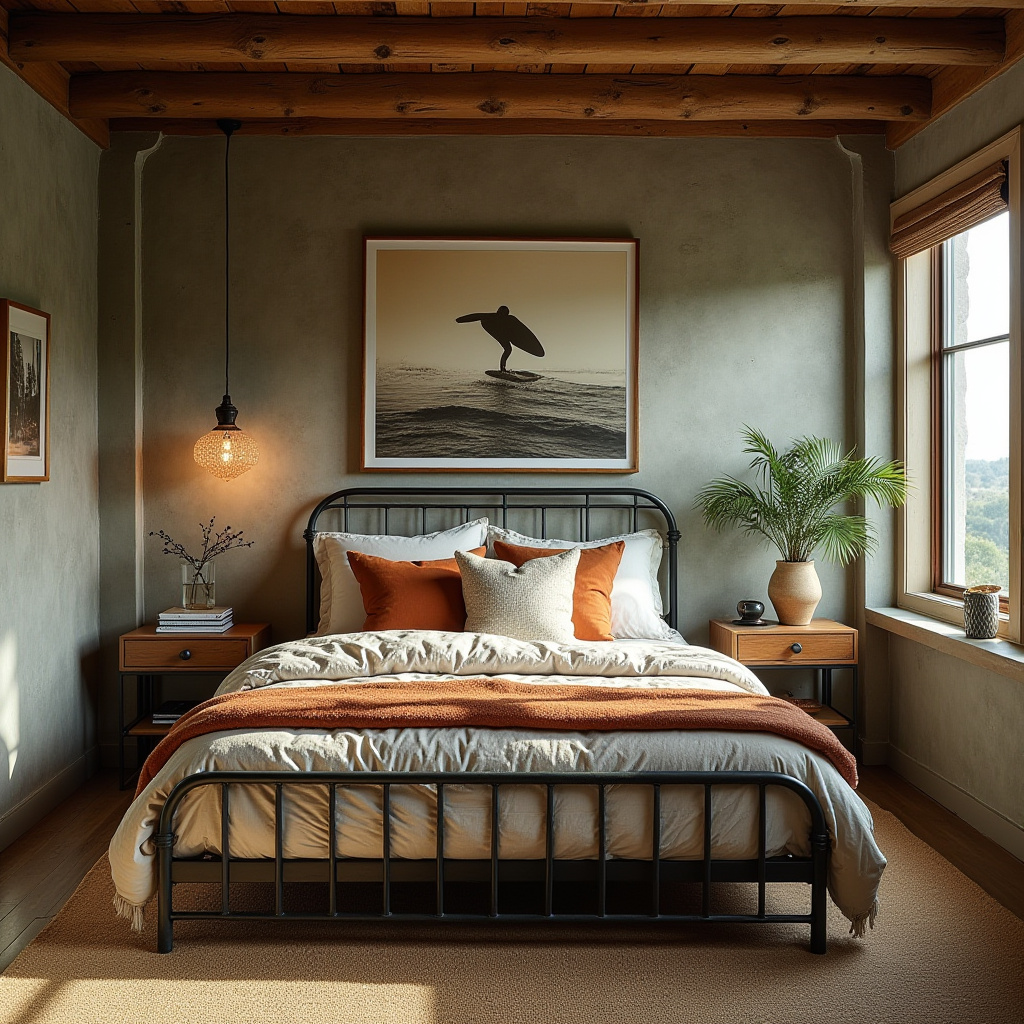 boho beach bedroom 22