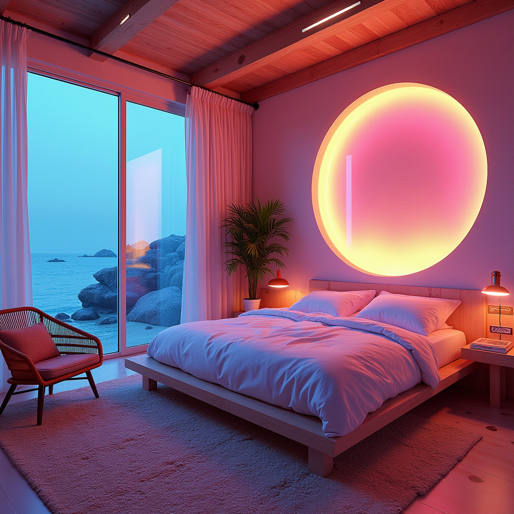 boho beach bedroom 39